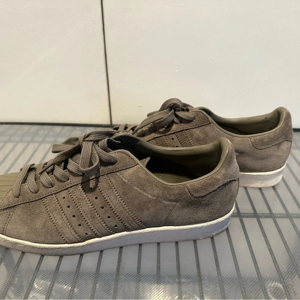 Adidas La Marque Men's Khaki Suede Sneakers